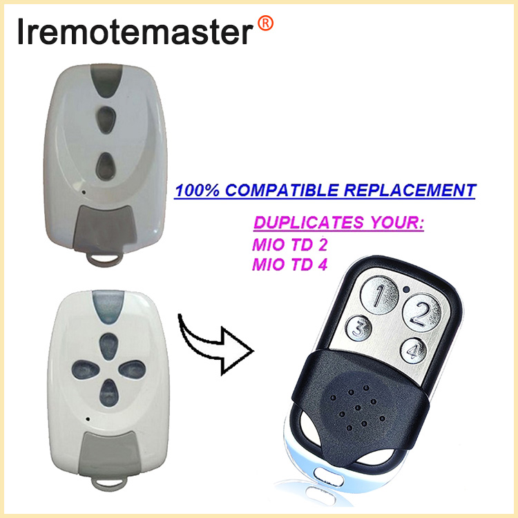 Loogu talagalay MIO TR2 TR4 Garage Remote Control Code Rolling Code 433MHz